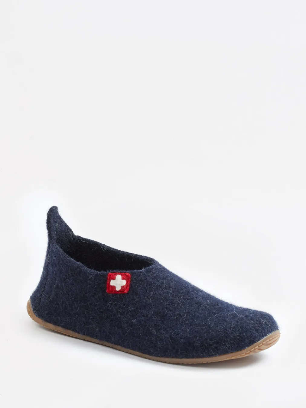 – Filzpantoffeln aus Wolle dunkel-Living Kitzbühel