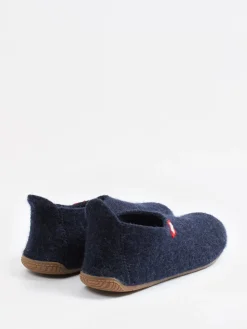 – Filzpantoffeln aus Wolle dunkel-Living Kitzbühel