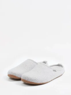 – Filzpantoffeln aus Wolle hell-Living Kitzbühel Online