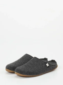 – Filzpantoffeln aus Wolle anthrazit-Living Kitzbühel Outlet