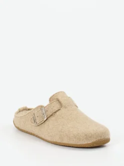 – Hausschuhe aus Wollfilz beige-Living Kitzbühel Clearance