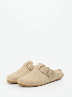 – Hausschuhe aus Wollfilz beige-Living Kitzbühel Clearance