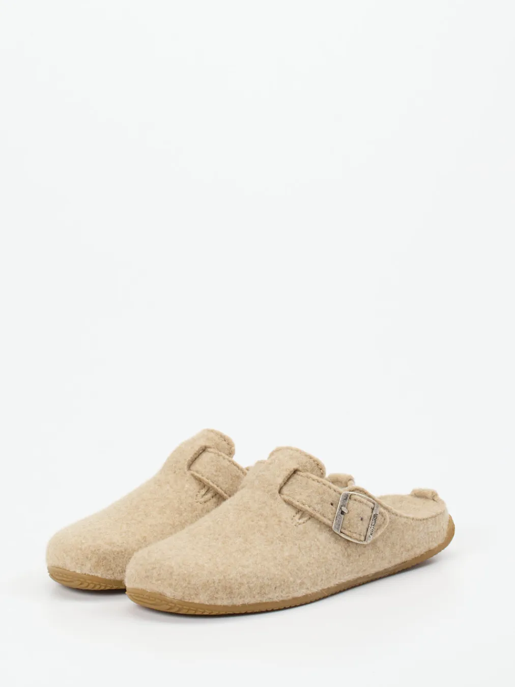 – Hausschuhe aus Wollfilz beige-Living Kitzbühel Clearance
