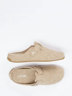 – Hausschuhe aus Wollfilz beige-Living Kitzbühel Clearance