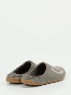 – Hausschuhe aus Wollfilz mittelgrau-Living Kitzbühel Hot