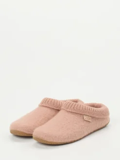 – Hüttenschuhe aus Wollfilz Altrosa-Living Kitzbühel New