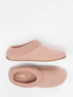 – Hüttenschuhe aus Wollfilz Altrosa-Living Kitzbühel New