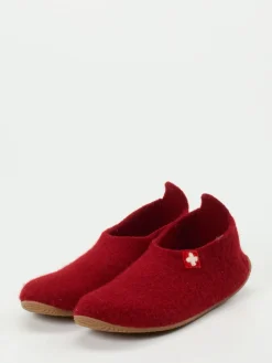 – Hüttenschuh aus Wollfilz dunkel-Living Kitzbühel Online