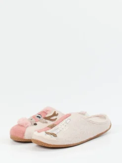 – Pantoffeln aus Wolle mit Rentiermotiv-Living Kitzbühel Clearance