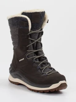 – Winterstiefel aus Veloursleder dunkelbraun-Lowa Discount