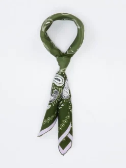 – Bandana aus Seide in Oliv-Lua Accessories Online