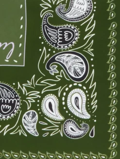 – Bandana aus Seide in Oliv-Lua Accessories Online