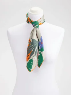 – Nickituch aus Satin mit Tierprint-Lua Accessories Discount