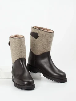 – Winterstiefel aus Kalbleder und Wollfilz-Ludwig Reiter Outlet