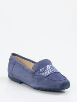 – Loafer aus Veloursleder in Jeans-Mania Outlet