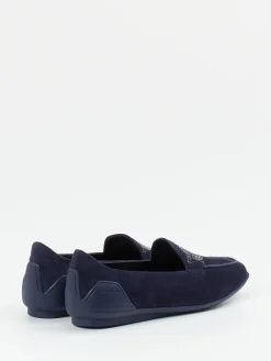 – Loafer aus Veloursleder mit Strassbesatz-Mania Sale