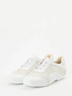 – Low-Top Sneaker aus Lammleder Offwhite-Mania Outlet