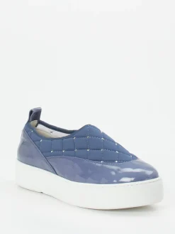 – Slip-On Sneaker aus Velourleder in grau-Mania Online