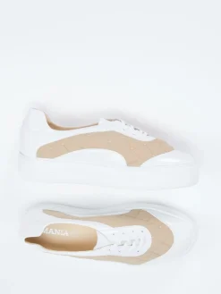 – Sneaker aus Lackleder mit Stepp-Optik-Mania Clearance