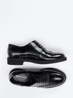 – Brogues aus Hochglanzleder-Mannori Clearance