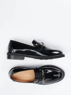 – Loafer aus Hochglanzleder in-Mannori