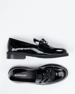 – Loafer aus Lackleder glänzend-Mannori