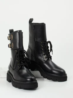 – Schnürboots aus Kalbleder-Mannori Hot