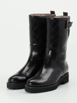 – Stiefel aus Lammleder mit Steppung-Mannori Sale