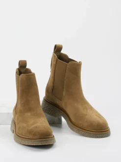 – Chelsea Boots aus Veloursleder Cognac-Marc O'Polo Outlet