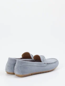 – Mokassin aus Veloursleder in Hellgrau-Marc O'Polo New