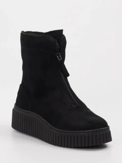 – Plateau-Stiefeletten aus Veloursleder-Marc O'Polo New