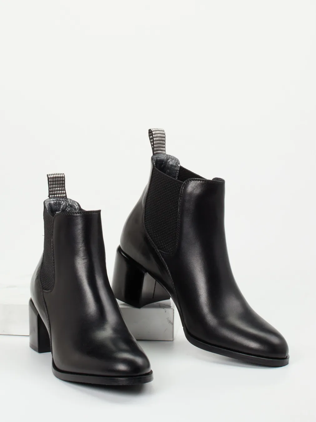 – Chelsea Boots aus Kalbleder-Maripé Hot