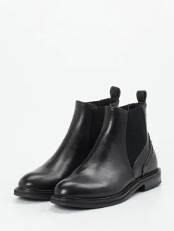 – Chelsea-Stiefelette aus Kalbleder-Maripé New