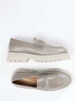 – Chunky Loafer aus Hochglanzleder-Maripé New