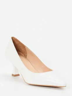 – Kitten-Heel-Pumps aus Lammleder Offwhite-Maripé Sale