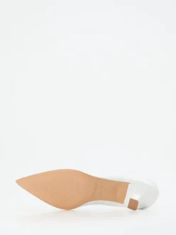 – Kitten-Heel-Pumps aus Lammleder Offwhite-Maripé Sale