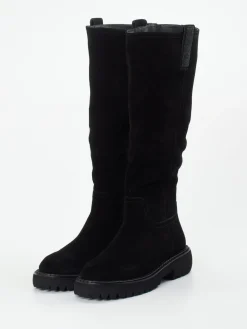 – Langschaftstiefel aus Veloursleder-Maripé Discount