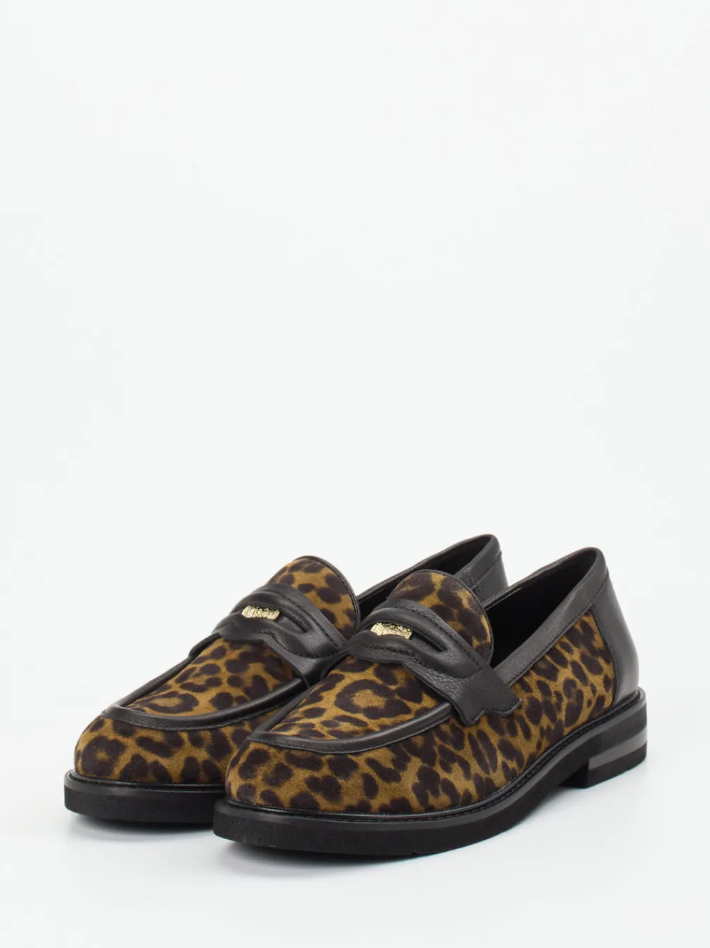– Loafer aus Fell mit Leoprint-Maripé Sale
