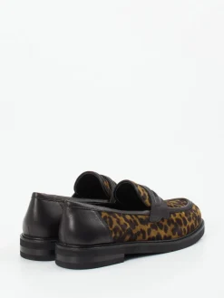 – Loafer aus Fell mit Leoprint-Maripé Sale