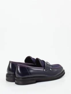 – Loafer aus Glattleder in Dunkel-Maripé