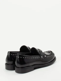 – Loafer aus Hochglanzleder mit Nieten-Maripé Clearance