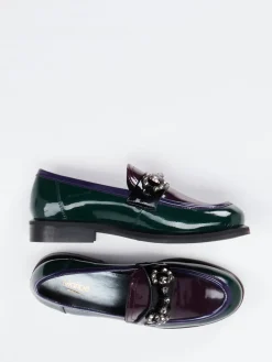 – Loafer aus Lackleder in Color-Blocking-Maripé Outlet