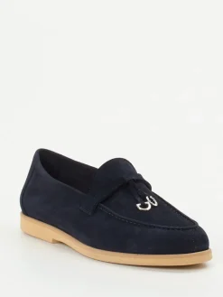 – Loafer aus Veloursleder Dunkel-Maripé Outlet