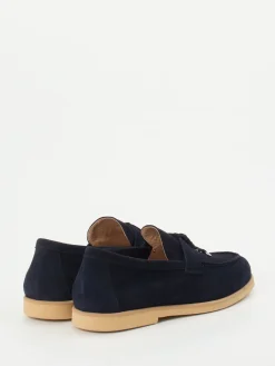 – Loafer aus Veloursleder Dunkel-Maripé Outlet