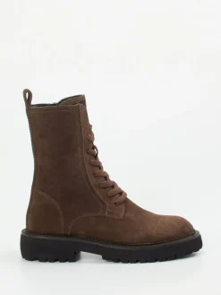 – Schnürboots aus Veloursleder-Maripé Outlet