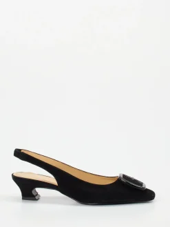 – Slingback-Pumps aus Veloursleder-Maripé Discount
