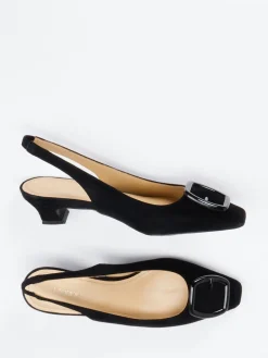 – Slingback-Pumps aus Veloursleder-Maripé Discount