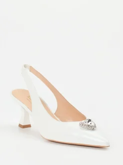– Slingback-Pumps aus Lammleder-Maripé