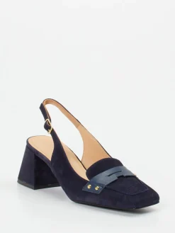 – Slingback-Pumps aus Veloursleder-Maripé Best