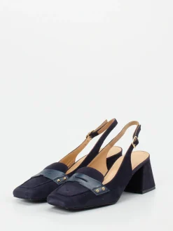 – Slingback-Pumps aus Veloursleder-Maripé Best
